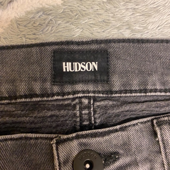 Hudson Black Jeans 32 Men’s Skinny Biker Denim - Picture 3 of 7